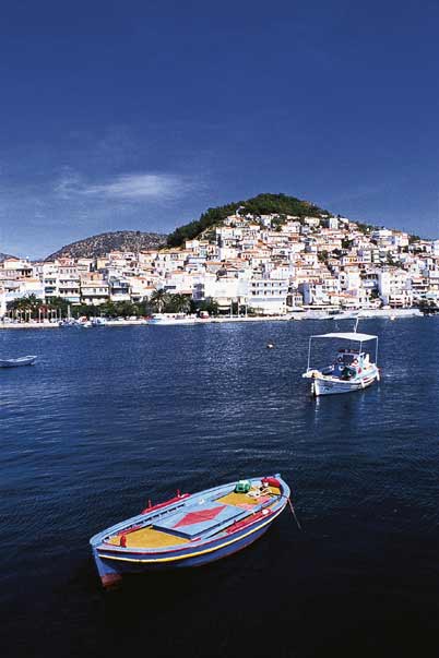  LESVOS PHOTO GALLERY - PLOMARI VIEW FROM THE SEA